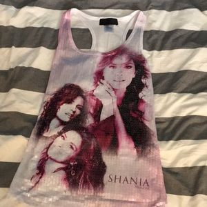 Shania Twain Still the One Sequin Tank Top